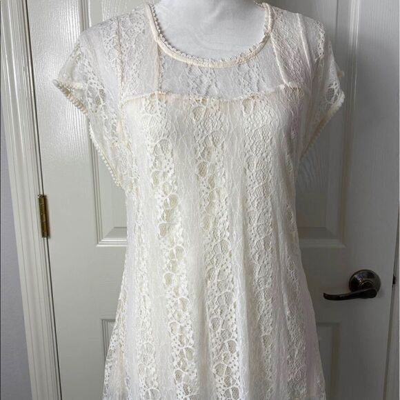 ONE WORLD Misses Medium Lacey Top NWT - Picture 2 of 7